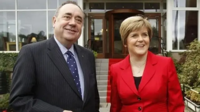 Ms Sturgeon said she has not spoken to her former mentor since August 2018