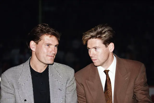 Glenn Hoddle and Chris Waddle