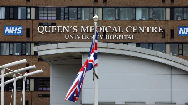 Queen's Medical Centre in Nottingham