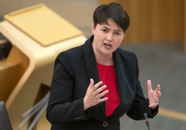 Scottish Conservative Holyrood group leader Ruth Davidson