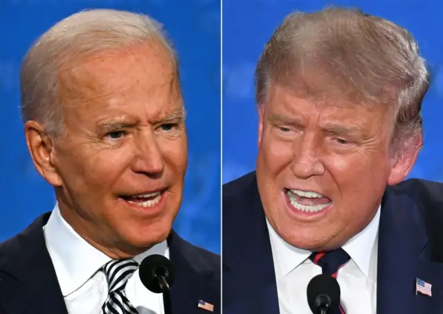 Donald Trump and Joe Biden will face each other again on 15 October