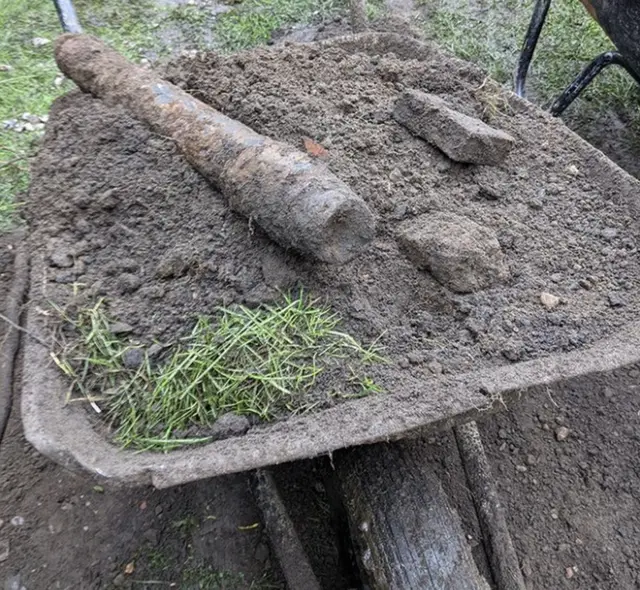 Suspected World War II explosive device found in Balderton, Newark, Nottinghamshire