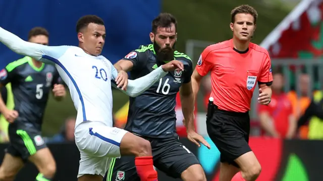 Dele Alli (left) and Joe Ledley