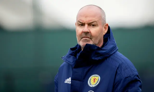 Scotland head coach Steve Clarke