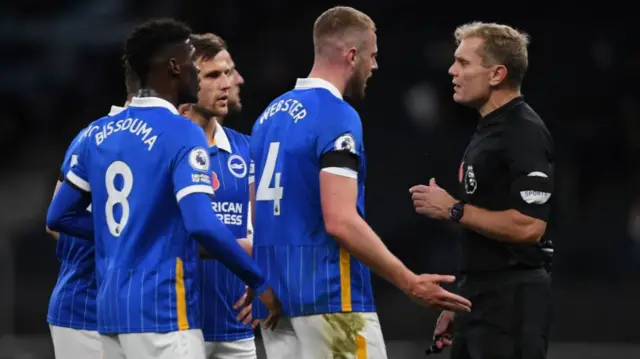 Brighton players appeal penalty decision