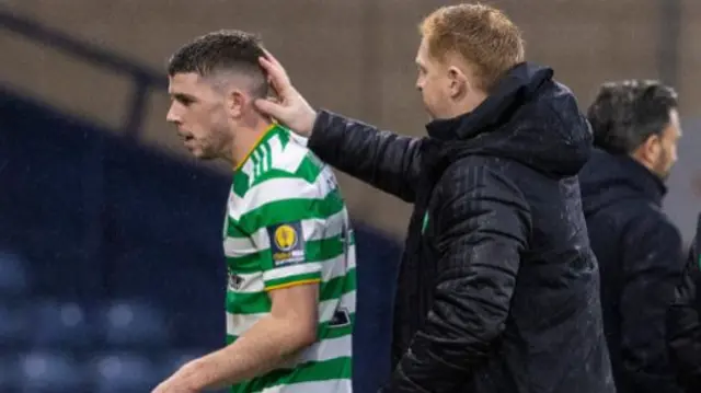 Ryan Christie and Neil Lennon