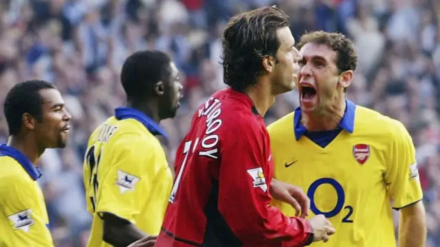 Martin Keown and Ruud van Nistelrooy