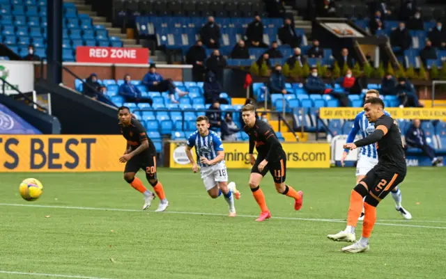 James Tavernier scores for Rangers