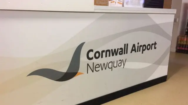 Cornwall Airport Newquay desk