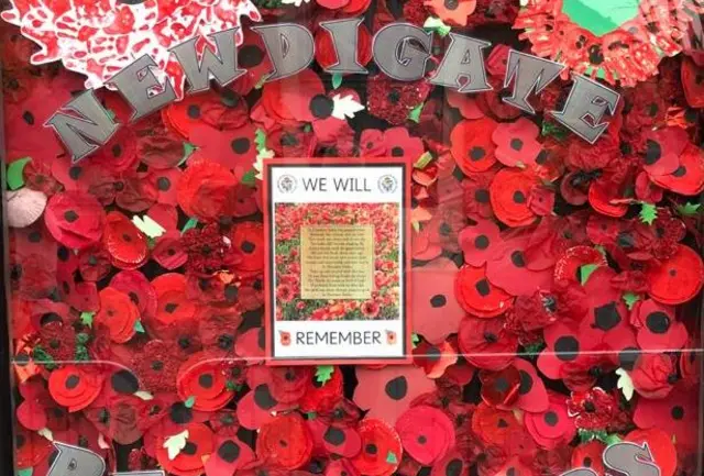 Poppy memorial