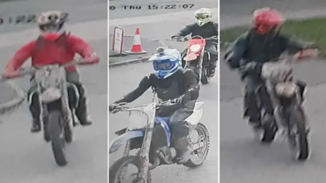 Off-road bikers