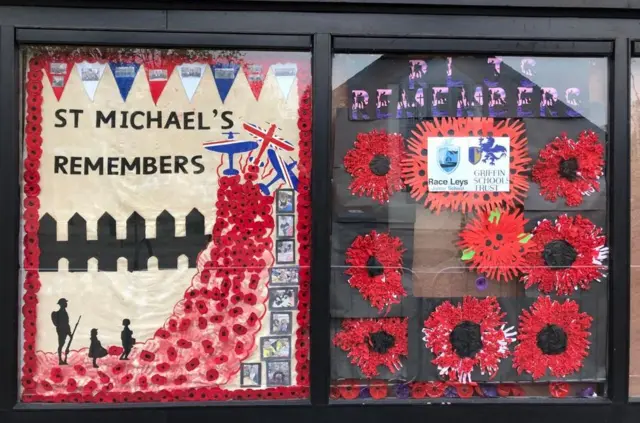 Poppy memorial
