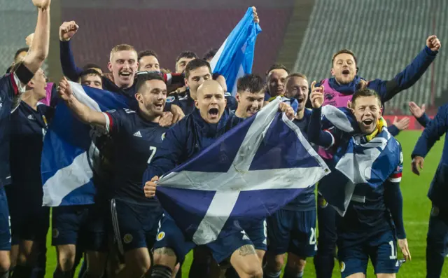 Scotland celebrate