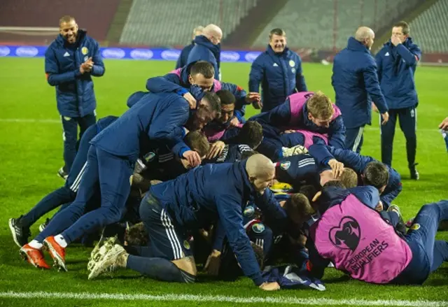 Scotland celebrate