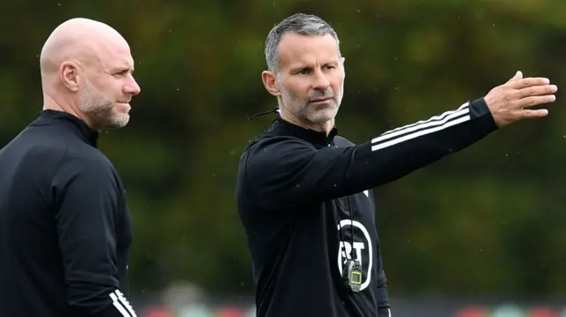 Robert Page (left) and Ryan Giggs (right)