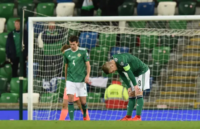 Northern Ireland lose 2-1 to Slovakia