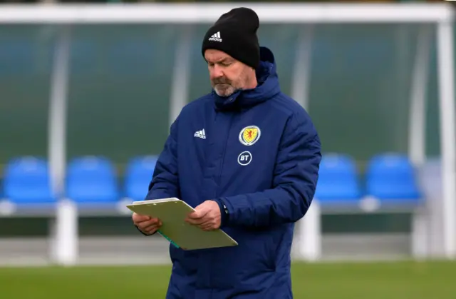 Scotland head coach Steve Clarke