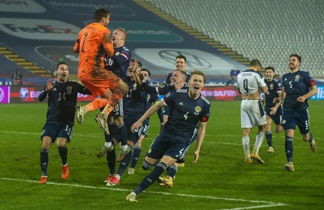 Scotland celebrate