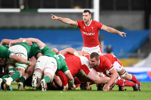 Wales scrum