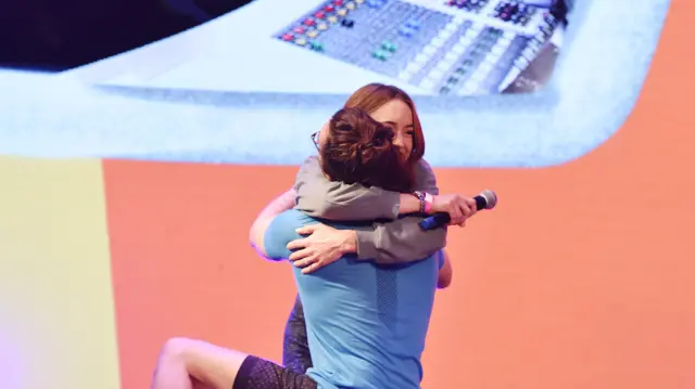 Joe Wicks with his wife Rosie