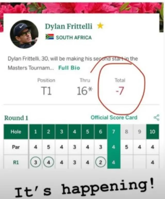 Dylan Frittelli on Instagram