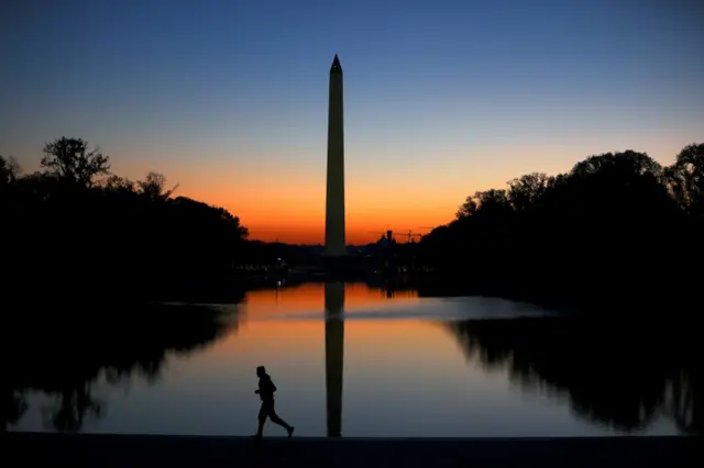 washington at dawn