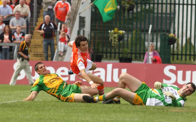 Jamie Clarke scored two early goals in Armagh's win over Donegal 10 years ago