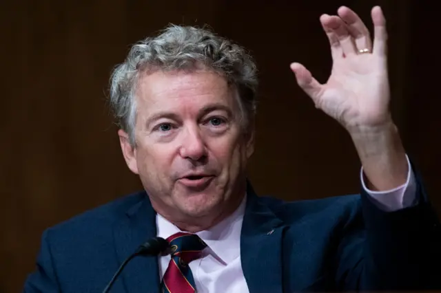 Rand Paul speaks during the Senate Homeland Security and Governmental Affairs Committee hearing titled Threats to the Homeland, in Dirksen Senate Office Building on Thursday, September 24, 2020