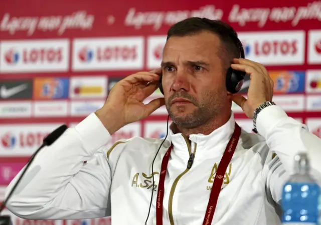 Ukraine boss Andriy Shevchenko