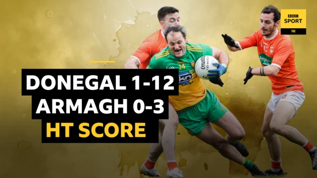 HT Score: Donegal 1-12 Armagh 0-3