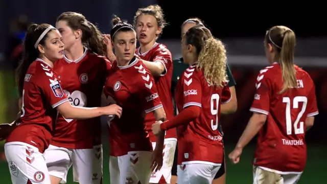 Bristol City celebrate