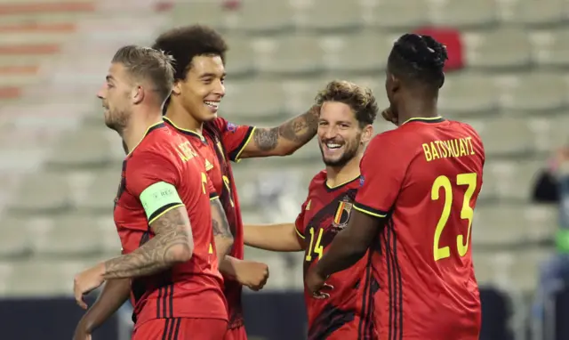 Belgium celebrate