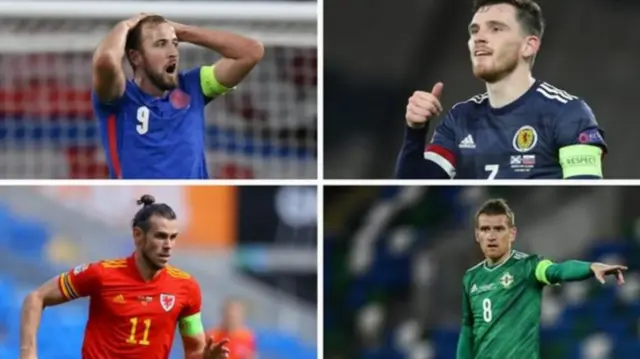 Nations League home nations captains