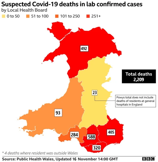 Deaths map