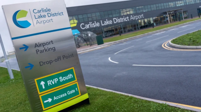 Carlisle airport entrance