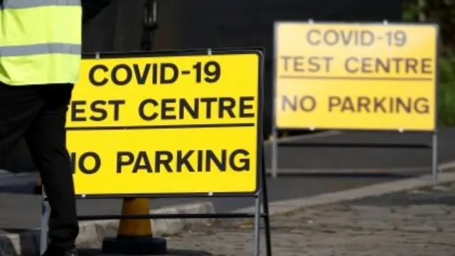 Test site signs