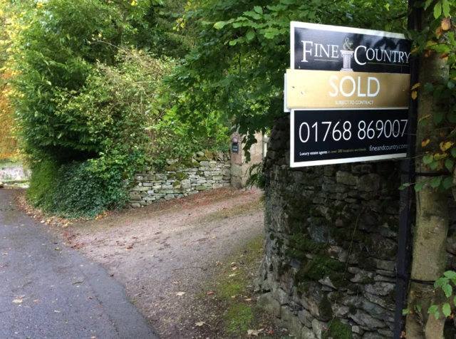 House sold sign