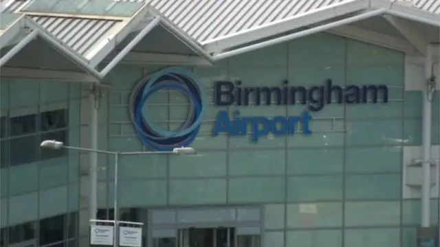 Birmingham Airport sign