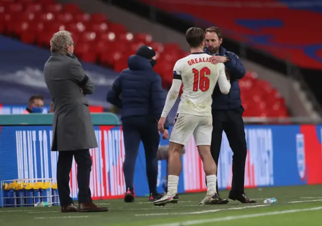 Grealish and Southgate