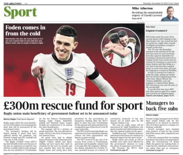 Times back page