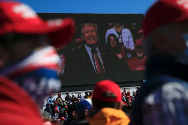 Trump in Fayettsville, North Carolina