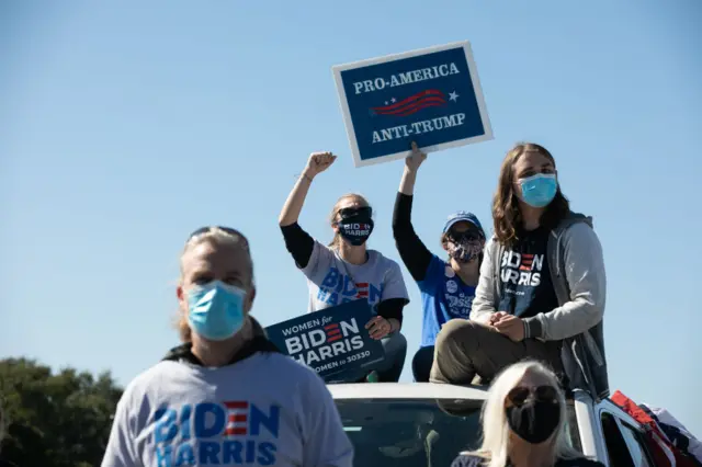 Biden drive-in rally