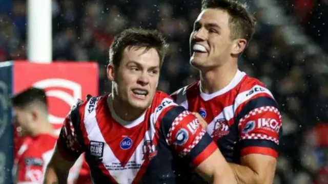 Sydney Roosters celebrate