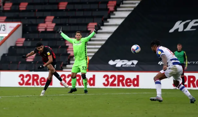 Dominic Solanke scores Bournemouth's fourth goal