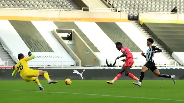 Tammy Abraham scores for Chelsea