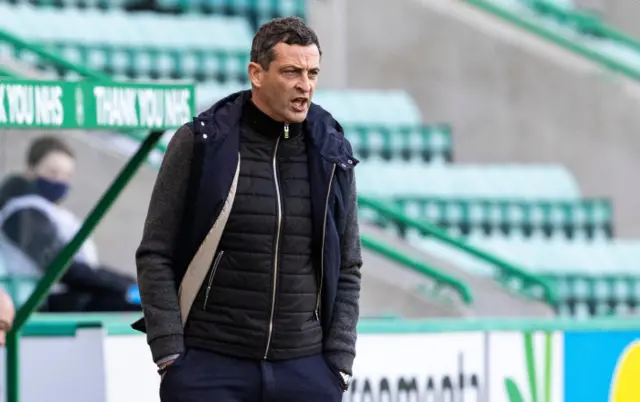 Hibernian boss Jack Ross