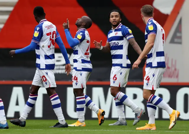 Sone Aluko celebrates his goal