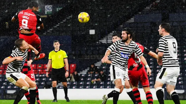 Jon Obika goal v Queen's Park