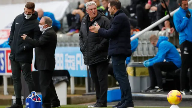 Steve Bruce and Frank Lampard