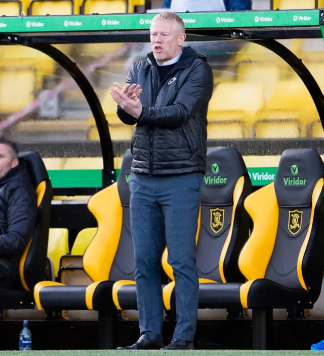 Livingston manager Gary Holt